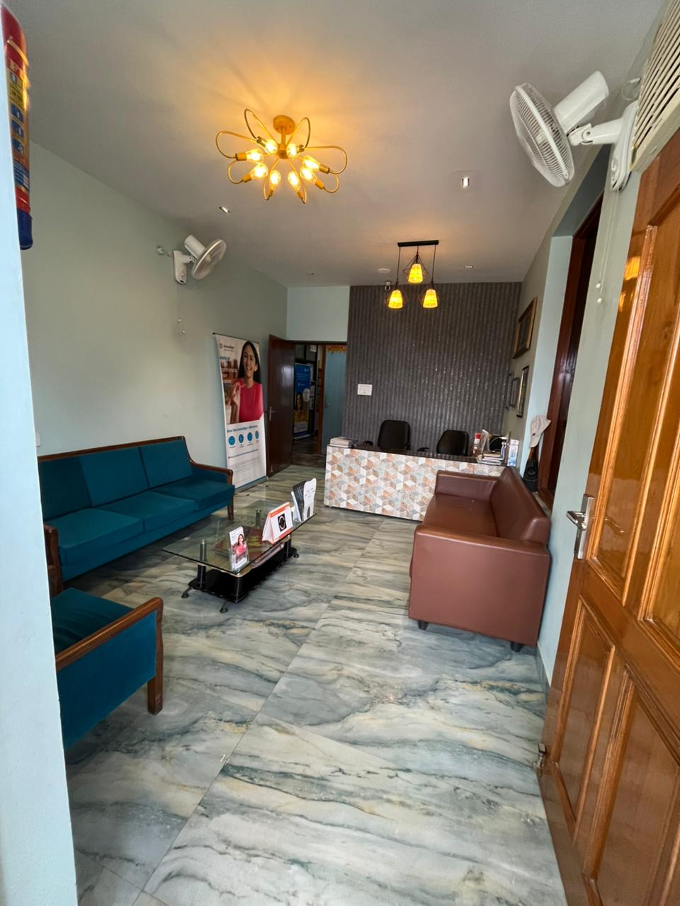 Reception area